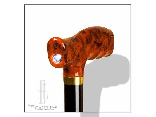 007 Folding Travel Cane with Pillbox and Light