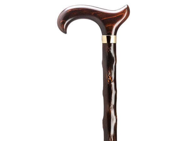 Genuine Congo Wood Derby Handle Cane