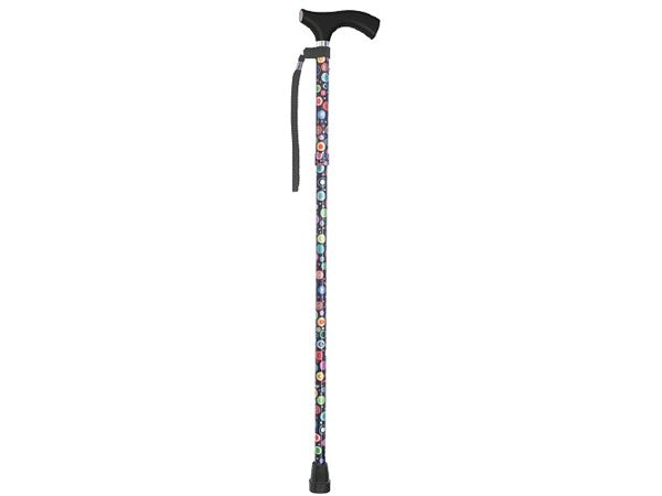 BUBBLES Folding Adjustable Travel Cane by Switch Sticks