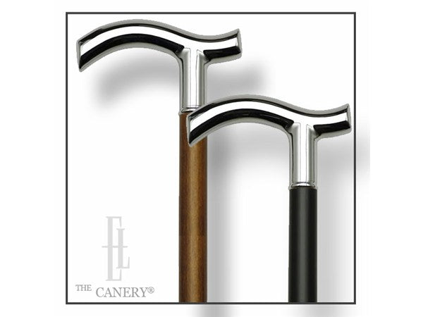 Chrome Fritz Handle Walking Cane