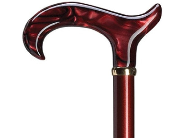 Dorothy G. Ruby Red Derby Handle Cane