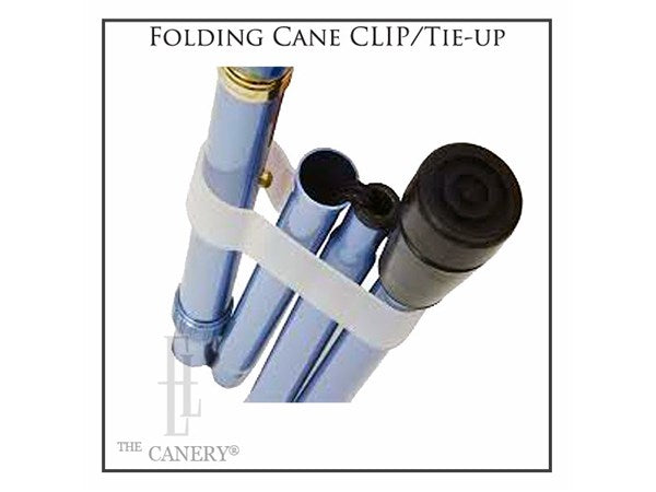 Clip Tie-up for Folding Cane