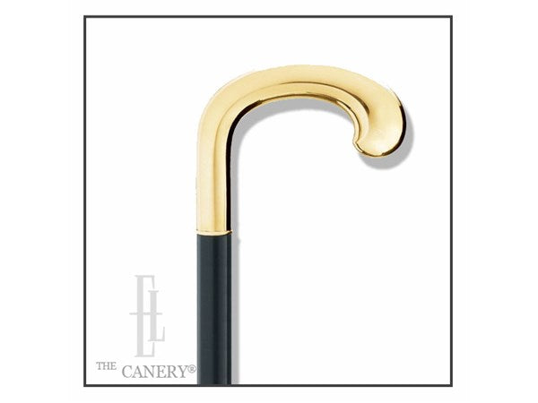 14k Gold Plate Walking Cane with Opera Style Handle