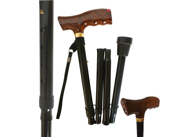 007 Folding Travel Cane with Pillbox and Light