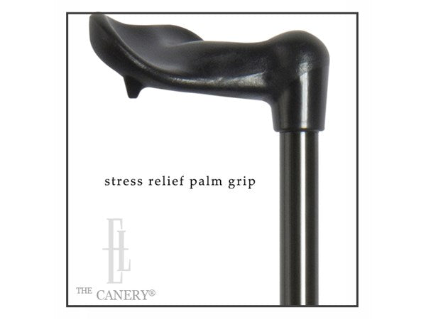 Orthopedic Palm Grip Adjustable Cane with Shock Absorbing Shaft