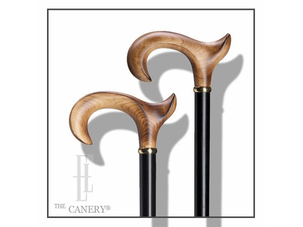 Ladies Anatomical Derby Handle Cane