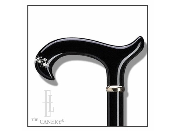 Rhinestone Crystal Derby Handle Cane