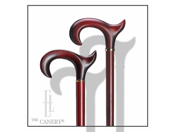 Gastrock Anatomical Derby Handle Burgundy Walking Cane