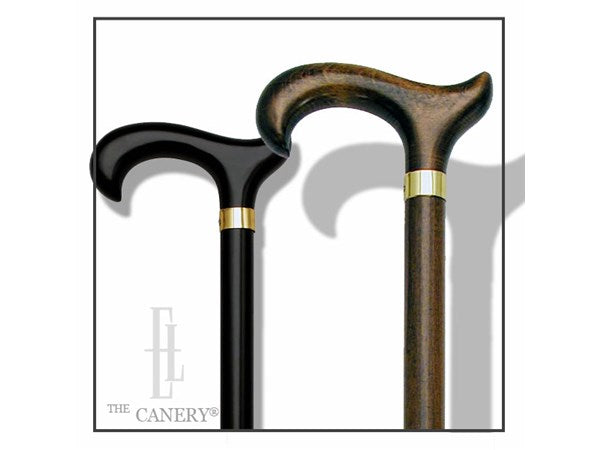 Extra Length Tall Derby Handle Wood Walking Cane