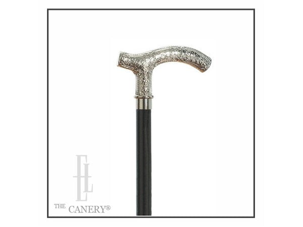 Brandy Flask Chrome Handle walking cane