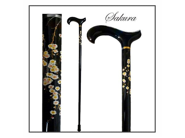 Hand Painted Floral Canes