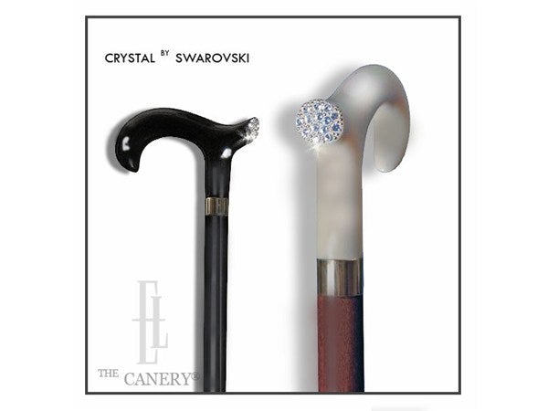 Swarovski Crystal Face Formal Walking Cane