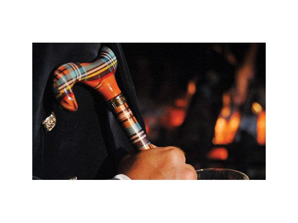 UK Tartan Adjustable Cane