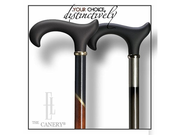 Ladies Soft Touch Derby Handle Cane