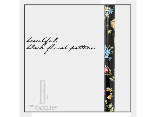 Black Floral Comfort Palm Grip