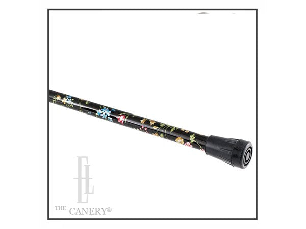 Black Floral Comfort Palm Grip