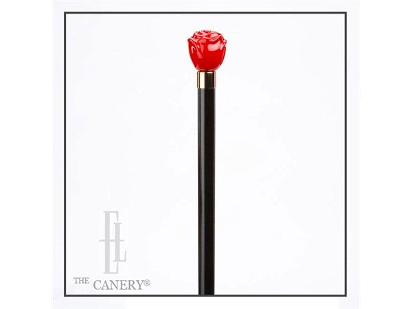 Italian Rose Handle Walking Stick