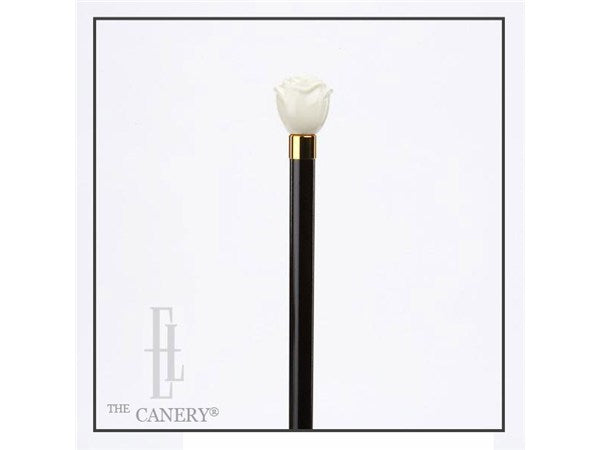 Italian Rose Handle Walking Stick