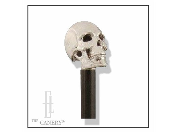 Sterling Silver Sköllnik Skull's Head Walking Stick