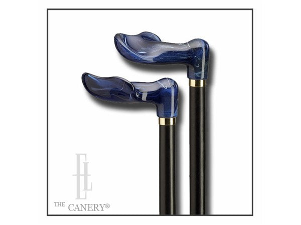 Titanic Blue Palm Grip Walking Cane