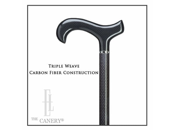 GT-S Triple Weave Carbon Fiber Walking Cane