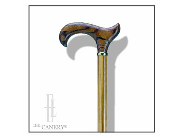 Zebrano Wood Derby Cane