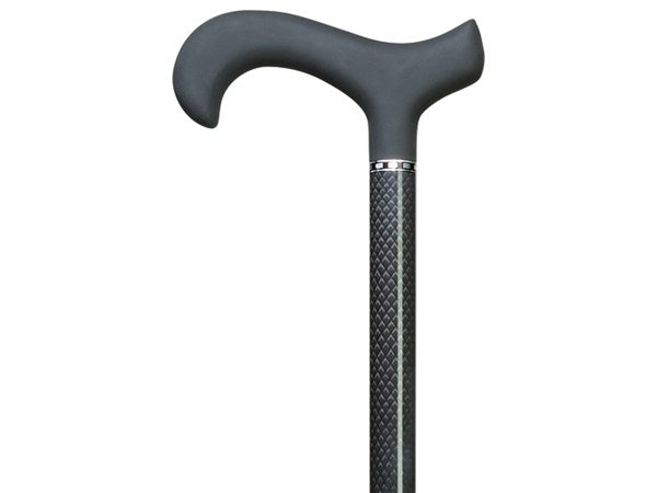 GT-D Carbon Fiber Soft Touch Derby Handle Cane